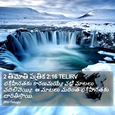 2 తిమోతి పత్రిక 2:16 TELIRV Bible Verse Image