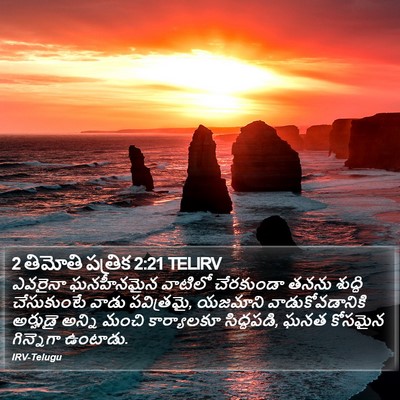 2 తిమోతి పత్రిక 2:21 TELIRV Bible Verse Image
