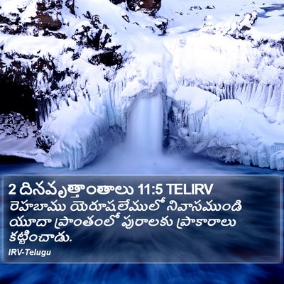 2 దినవృత్తాంతాలు 11:5 TELIRV Bible Verse Image