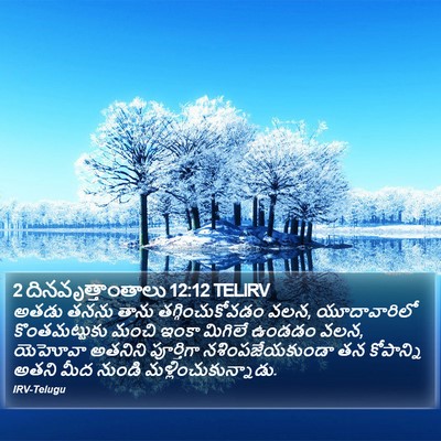 2 దినవృత్తాంతాలు 12:12 TELIRV Bible Verse Image