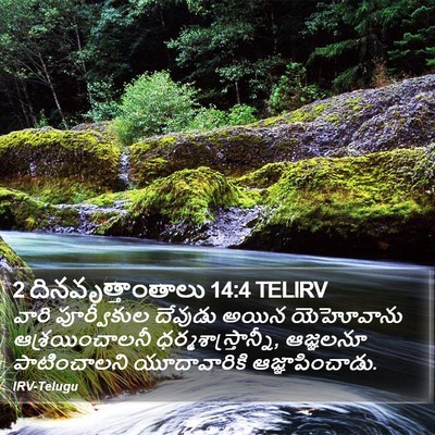2 దినవృత్తాంతాలు 14:4 TELIRV Bible Verse Image