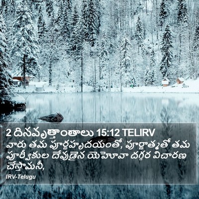 2 దినవృత్తాంతాలు 15:12 TELIRV Bible Verse Image