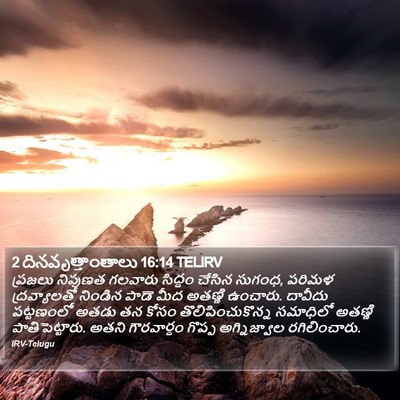 2 దినవృత్తాంతాలు 16:14 TELIRV Bible Verse Image