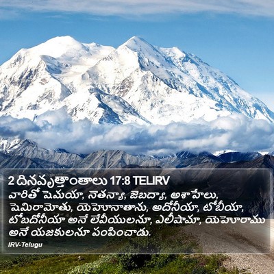2 దినవృత్తాంతాలు 17:8 TELIRV Bible Verse Image