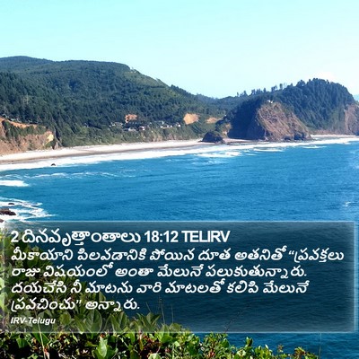 2 దినవృత్తాంతాలు 18:12 TELIRV Bible Verse Image