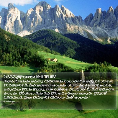 2 దినవృత్తాంతాలు 19:11 TELIRV Bible Verse Image