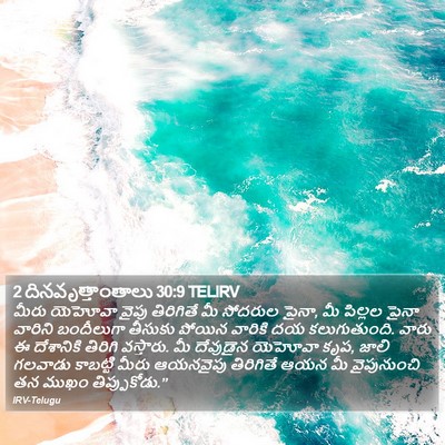2 దినవృత్తాంతాలు 30:9 TELIRV Bible Verse Image