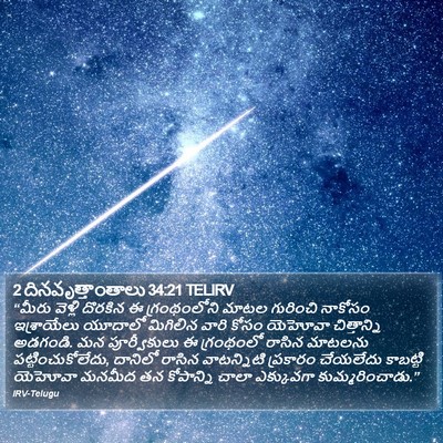 2 దినవృత్తాంతాలు 34:21 TELIRV Bible Verse Image