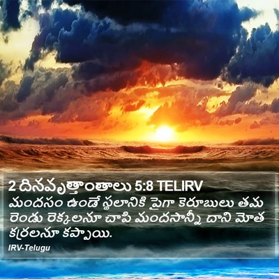 2 దినవృత్తాంతాలు 5:8 TELIRV Bible Verse Image