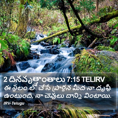 2 దినవృత్తాంతాలు 7:15 TELIRV Bible Verse Image