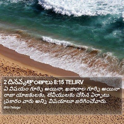 2 దినవృత్తాంతాలు 8:15 TELIRV Bible Verse Image