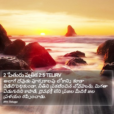 2 పేతురు పత్రిక 2:5 TELIRV Bible Verse Image
