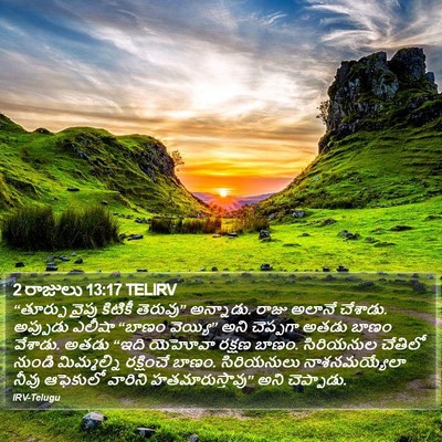 2 రాజులు 13:17 TELIRV Bible Verse Image