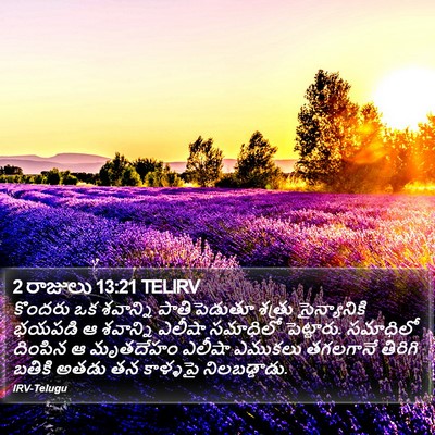2 రాజులు 13:21 TELIRV Bible Verse Image