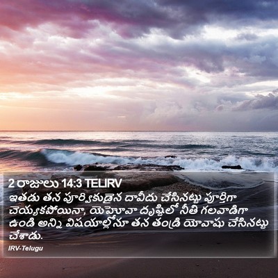 2 రాజులు 14:3 TELIRV Bible Verse Image