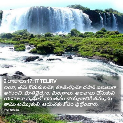2 రాజులు 17:17 TELIRV Bible Verse Image