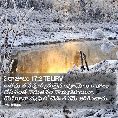 2 రాజులు 17:2 TELIRV Bible Verse Image