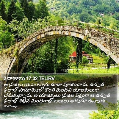 2 రాజులు 17:32 TELIRV Bible Verse Image