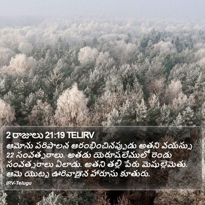 2 రాజులు 21:19 TELIRV Bible Verse Image