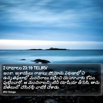 2 రాజులు 23:19 TELIRV Bible Verse Image