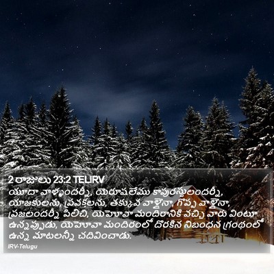2 రాజులు 23:2 TELIRV Bible Verse Image