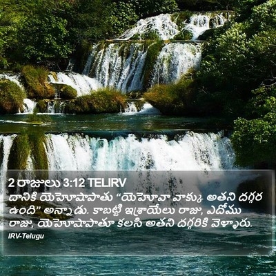 2 రాజులు 3:12 TELIRV Bible Verse Image