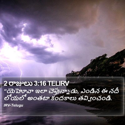 2 రాజులు 3:16 TELIRV Bible Verse Image