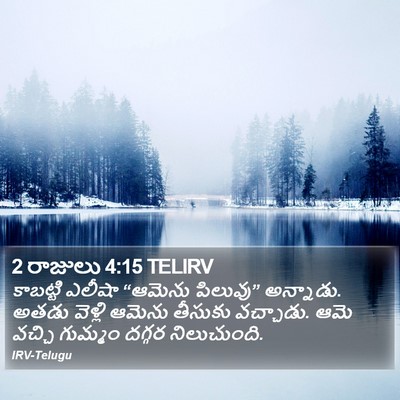 2 రాజులు 4:15 TELIRV Bible Verse Image