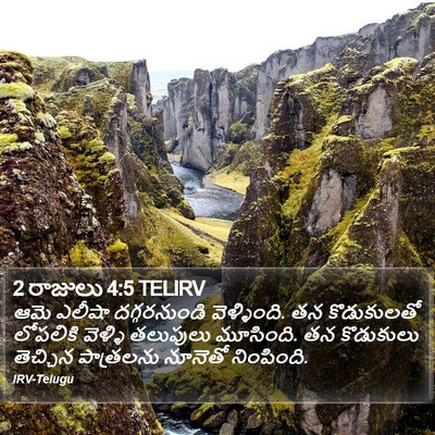 2 రాజులు 4:5 TELIRV Bible Verse Image