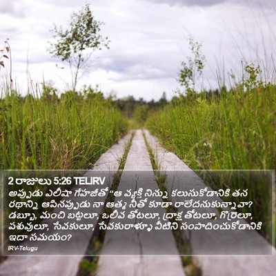 2 రాజులు 5:26 TELIRV Bible Verse Image