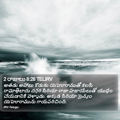 2 రాజులు 8:28 TELIRV Bible Verse Image