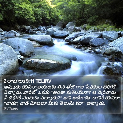 2 రాజులు 9:11 TELIRV Bible Verse Image