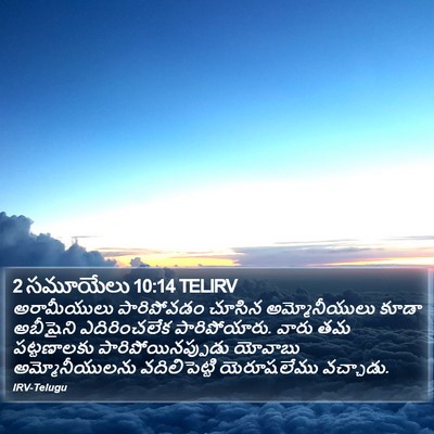 2 సమూయేలు 10:14 TELIRV Bible Verse Image