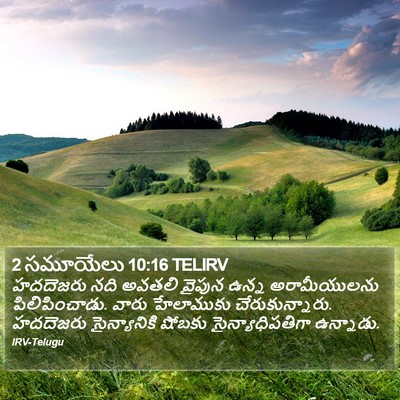 2 సమూయేలు 10:16 TELIRV Bible Verse Image