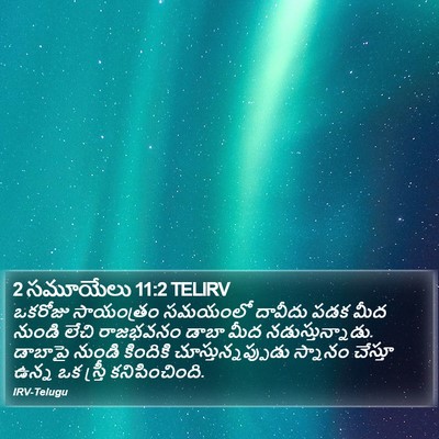 2 సమూయేలు 11:2 TELIRV Bible Verse Image