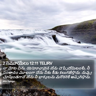 2 సమూయేలు 12:11 TELIRV Bible Verse Image