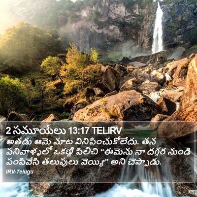 2 సమూయేలు 13:17 TELIRV Bible Verse Image