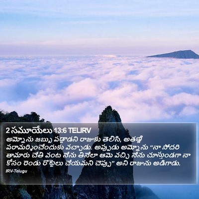 2 సమూయేలు 13:6 TELIRV Bible Verse Image