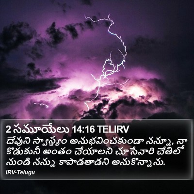 2 సమూయేలు 14:16 TELIRV Bible Verse Image