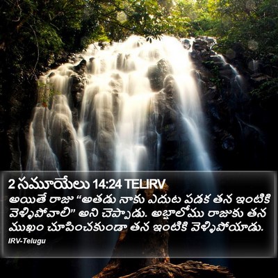 2 సమూయేలు 14:24 TELIRV Bible Verse Image