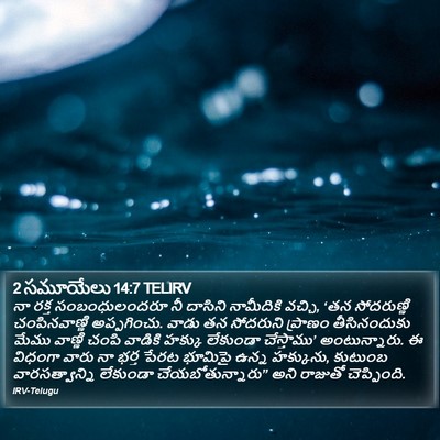 2 సమూయేలు 14:7 TELIRV Bible Verse Image