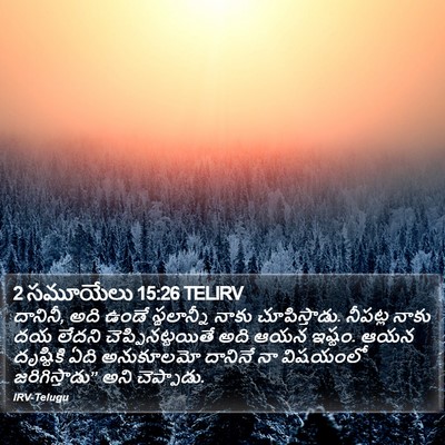 2 సమూయేలు 15:26 TELIRV Bible Verse Image
