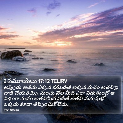 2 సమూయేలు 17:12 TELIRV Bible Verse Image