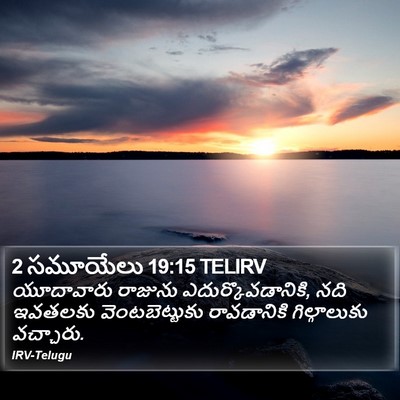 2 సమూయేలు 19:15 TELIRV Bible Verse Image