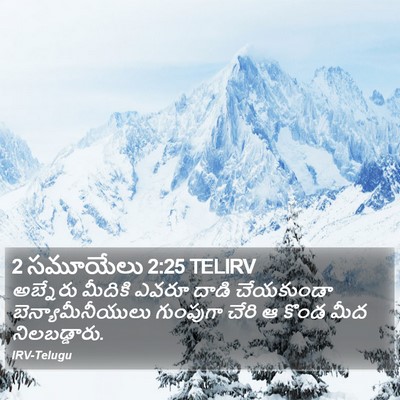 2 సమూయేలు 2:25 TELIRV Bible Verse Image