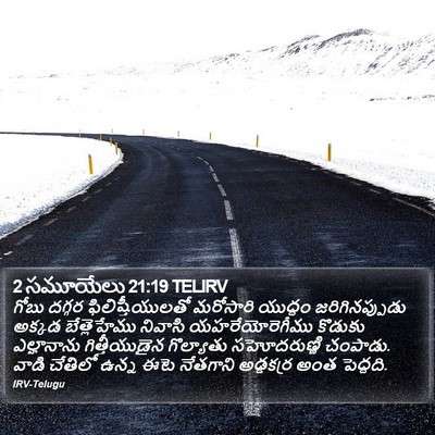 2 సమూయేలు 21:19 TELIRV Bible Verse Image