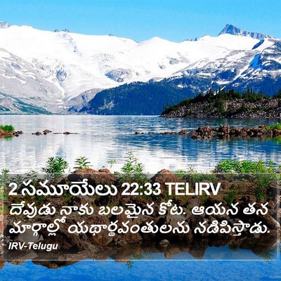 2 సమూయేలు 22:33 TELIRV Bible Verse Image