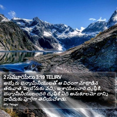 2 సమూయేలు 3:19 TELIRV Bible Verse Image