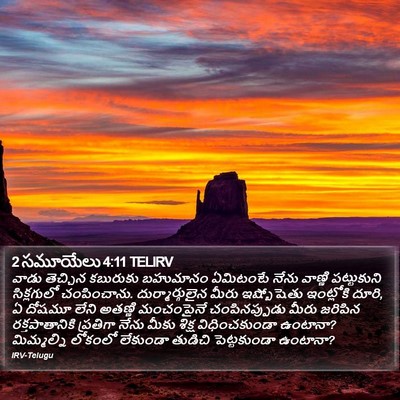 2 సమూయేలు 4:11 TELIRV Bible Verse Image