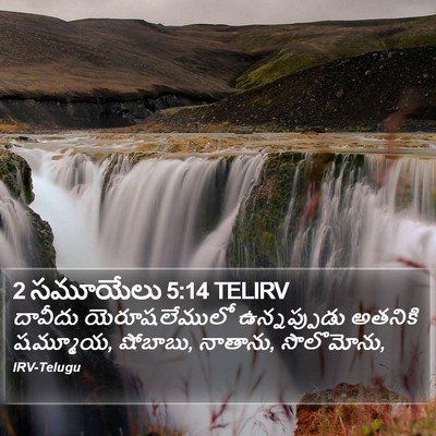 2 సమూయేలు 5:14 TELIRV Bible Verse Image